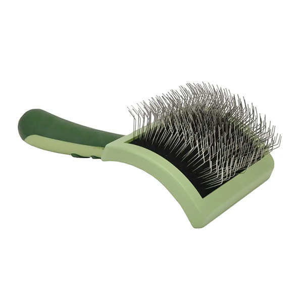 Safari Curved Firm Slicker Brush САФАРІ ВИГНУТА ПУХОДЕРКА для собак із довгою шерстю Київ - фото 1