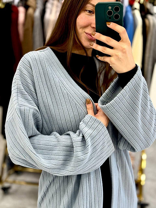 Женский базовый теплый кардиган ангора 