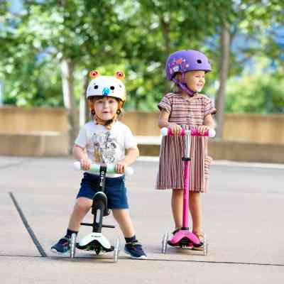 Шлем Micro S (4853 см) фіолетовий з квітами (AC2137BX) Винница