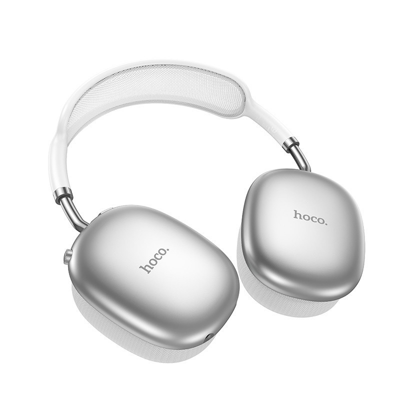 Бездротові накладні навушники HOCO W55 Plus Happiness ANC noise reduction BT headphones Silver Одеса - фото 4
