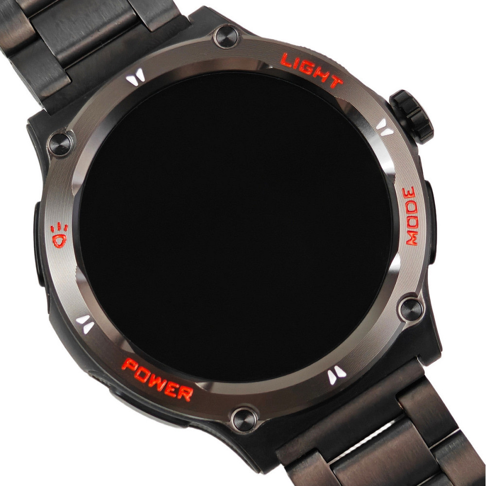 Умные смарт часы Smart Advanture Steel Black з компасом (2 ремешка) Винница - изображение 13