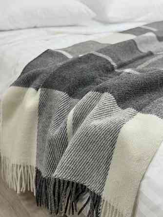 Vladi Плед Vladi 200х220 см вовняний 70% сірий Нова Зеландія 01/Liam Коломия