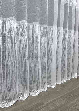 Тюль жаккард, цвет белый 1628т Киев