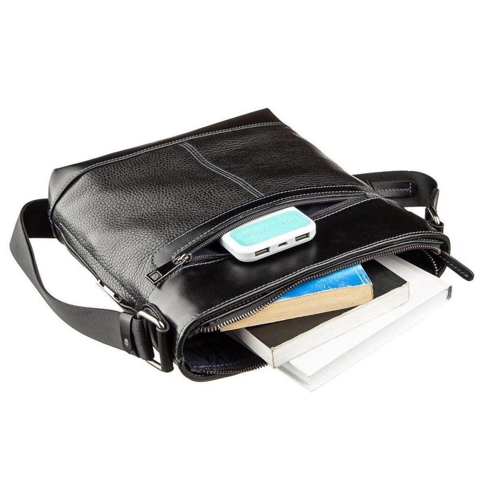 Сумка багатофункціональна чоловіча Чорна (SHVIGEL) Київ - фото 2