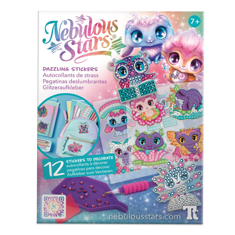 Набір для створення стікерів Космічні вихованці Nebulous Stars 11023 з алмазною мозаїкою Вінниця - фото 1