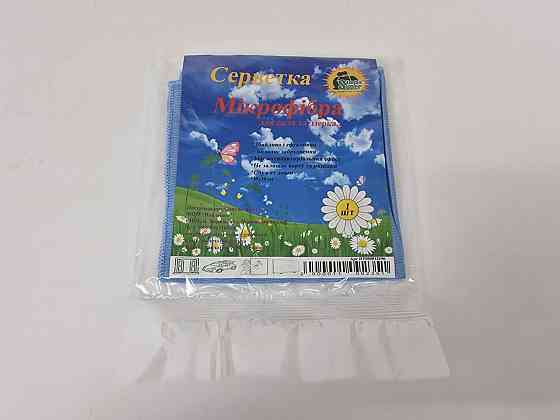 Cалфетка Мікрофібра для скла та дзеркала Супер Торба (1 шт.) Харків