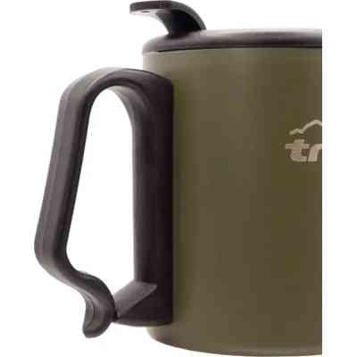 Чашка туристична Tramp з поїлкою і защіпкою 350 мл Olive (UTRC-020-olive) Вінниця