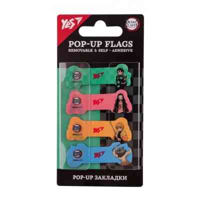 Стікер-закладка Yes Pop-up Demon Slayer, пластик, 80 шт (170435) Вінниця