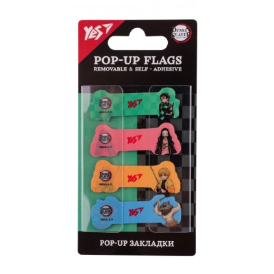 Стикер-закладка Yes Pop-up Demon Slayer, пластик, 80 шт (170435) Винница - изображение 1