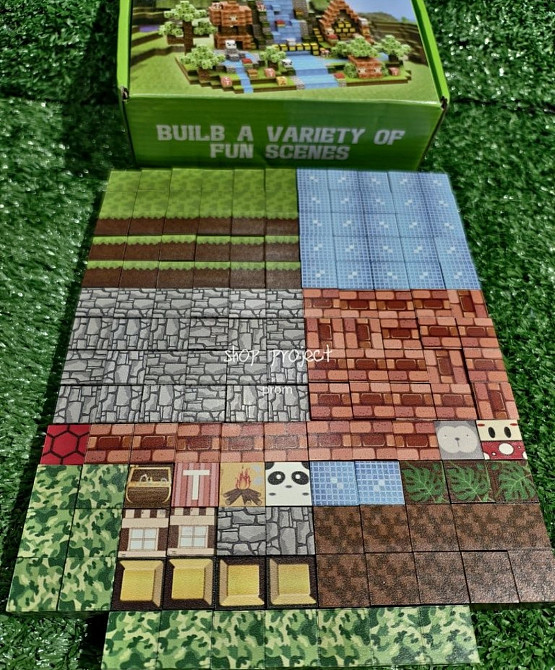 Конструктор магнитный Майнкрафт 150 блоков. Киев - изображение 3