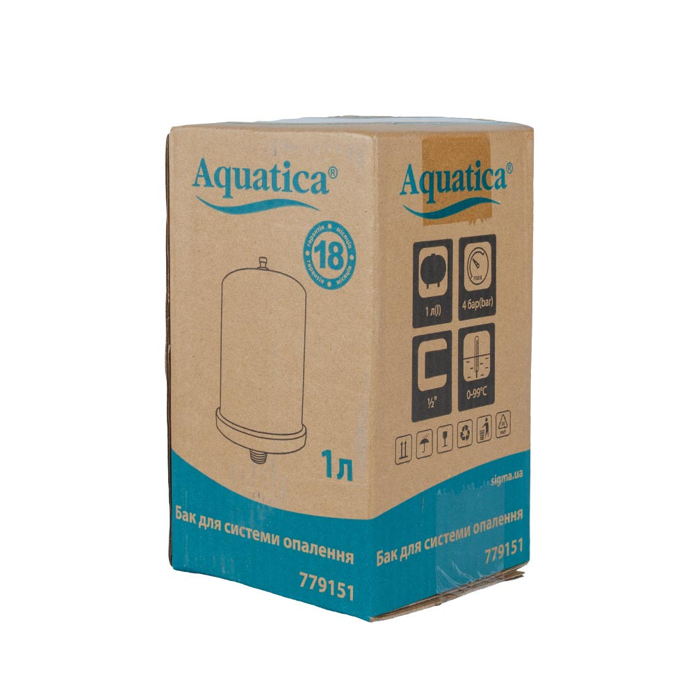 Бак для системи опалення циліндричний 1 л AQUATICA (779151) Київ - фото 6