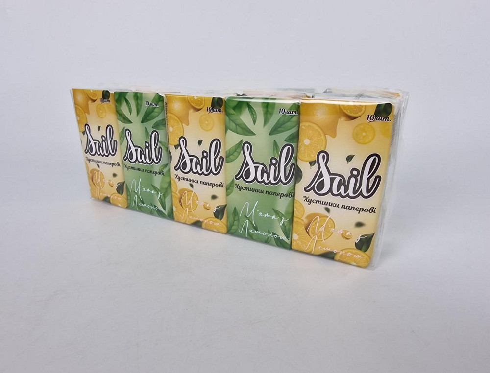 Паперовий носовичок, М'ята (10 шт) Харків - фото 2