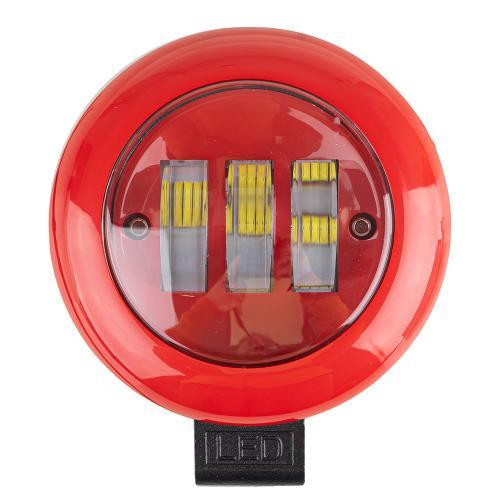 Фара рабочего света WLP-30A RD SPOT с 3 LED по 10W, 9-36V, 30W, 6000K, компактный размер 116x58x134 мм Харьков - изображение 1