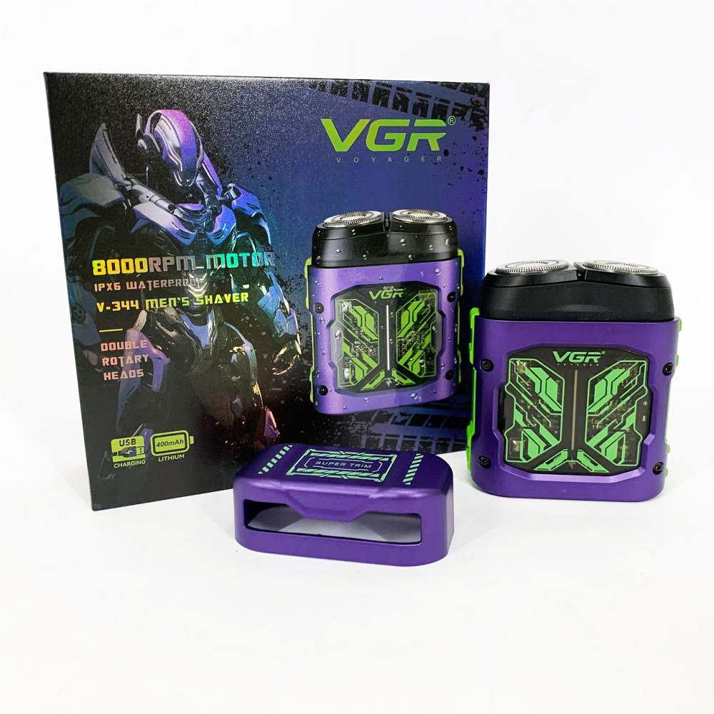 Електробритва для гоління, Чоловіча акумуляторна електробритва, Акумуляторна машинка для стрижки KH-22 Івано-Франківськ - фото 1