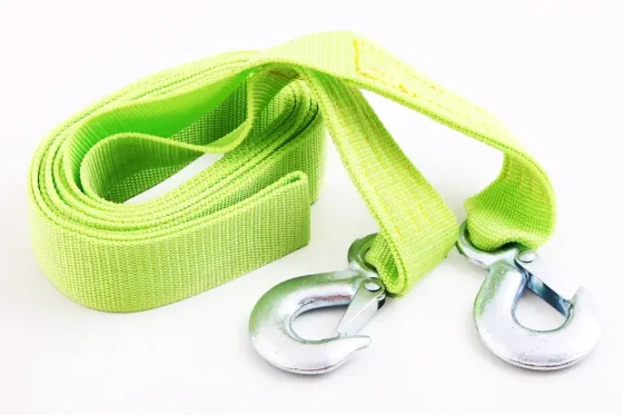 Трос буксировий стрічка 3 т/4.0м/4.7см Elegant гачки світлооотр. (блистер) Вінниця