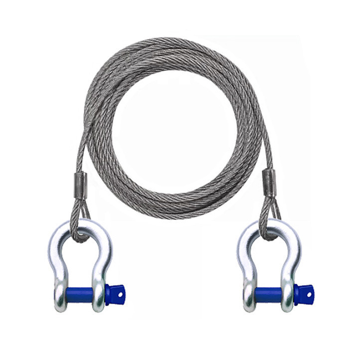 Трос буксирувальний сталевий ТБ 25,0 т (скоба-скоба) 10000 Одеса - фото 1