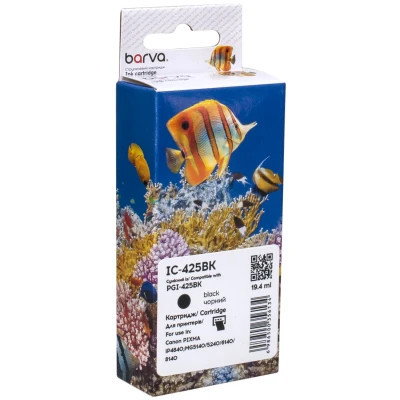 Картридж Barva Canon PGI-425PGBK (4532B001) 360 ст, black (IC-425BK) Винница - изображение 1