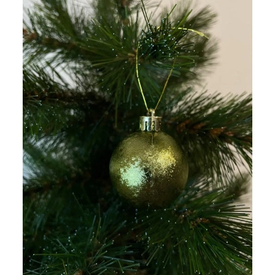 Ялинкова іграшка Chomik пластикові кульки компл. 31шт, 3см, оливкові (5900779877160_3) Вінниця - фото 4