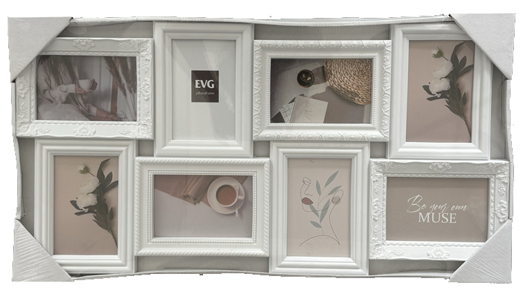 Мультирамка EVG INNO ZB-8-3769 WHITE COLLAGE 8 (6812240) Киев - изображение 1