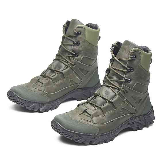 Зимові теплі тактичні високі берці хакі 45 (29.5) Харьков