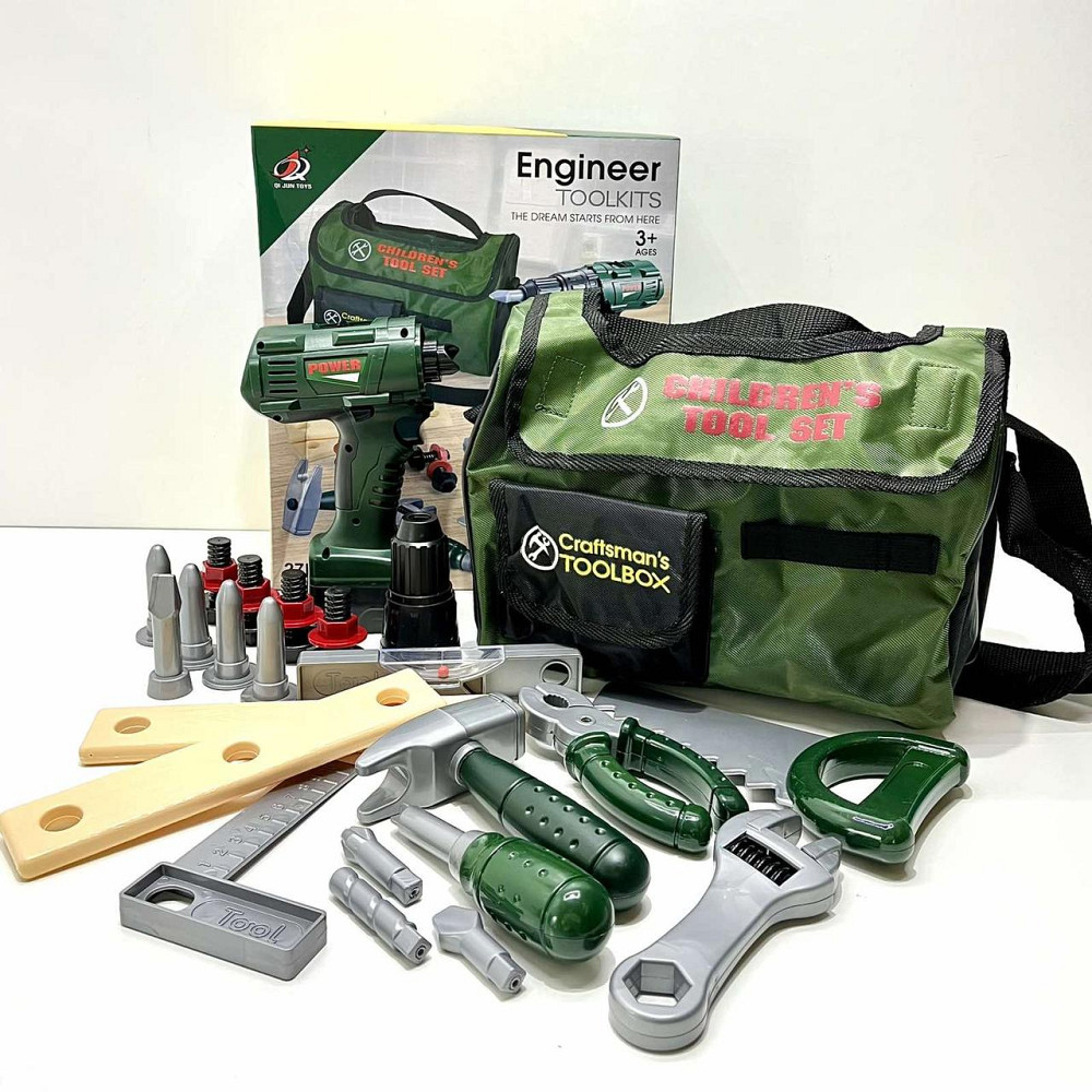 Набір інструментів 27 предметів у сумці Зелений ( G237) Чернігів - фото 1