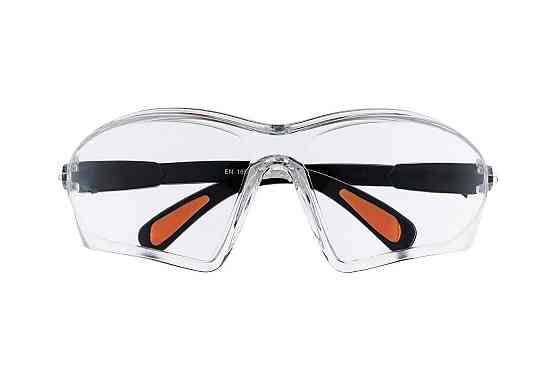 Окуляри відкриті MASTERTOOL лінза ANTI-SCRATCH оправа з протиковзкими регульованими дужками l-клас прозорі 82-0062 Коломия