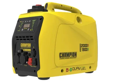 Иверторный генератор двухтопливный CHAMPION 2000 Вт ( газ/бензин) безшумный Днепр
