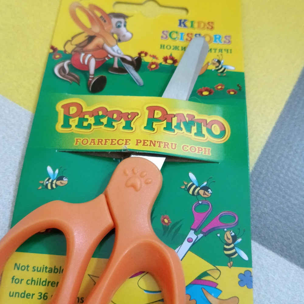 Ножницы стальные детские для бумаги Киев - изображение 2