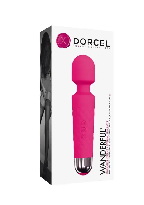 Мінівібромасажер Dorcel Wand Wanderful Magenta потужний, водонепроникний Львів - фото 2
