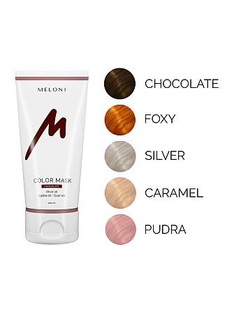 Тонуюча маска для волосся Шоколадний Color Mask Chocolate Meloni 200 мл Вінниця - фото 3