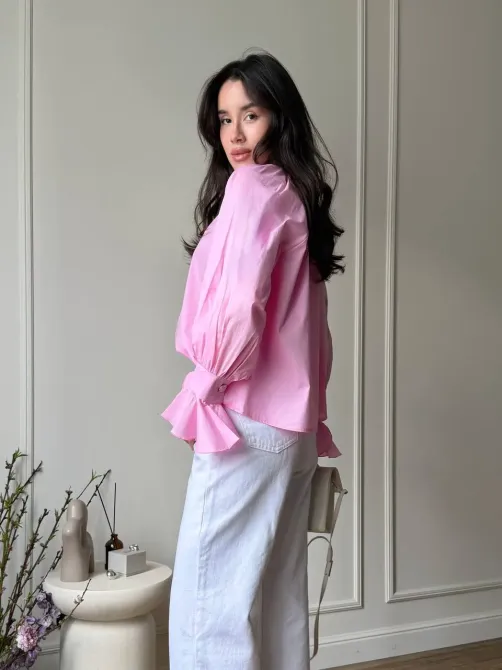 Женская блуза коттоновая - стильная новинка для элегантных образов. Одесса - изображение 9