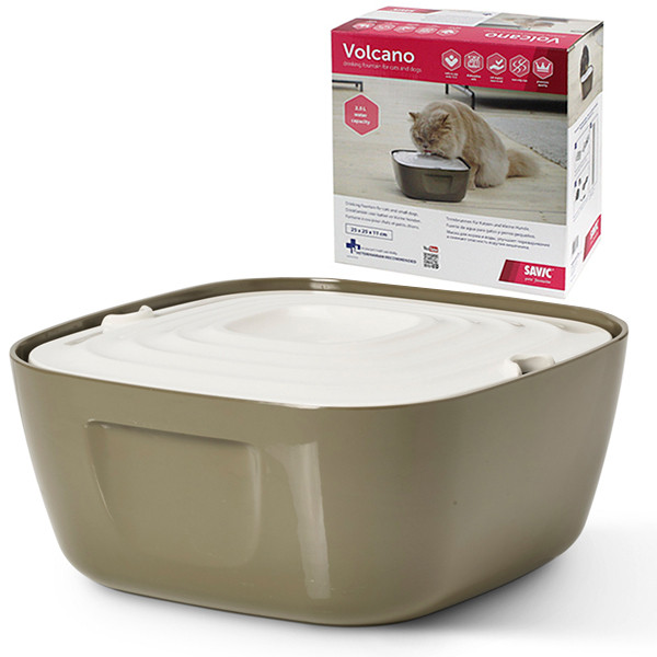 Savic Volcano Drinking Fountain САВІК ВУЛКАН автоматичний фонтан поїлка для собак і котів, 2.5л Київ - фото 1