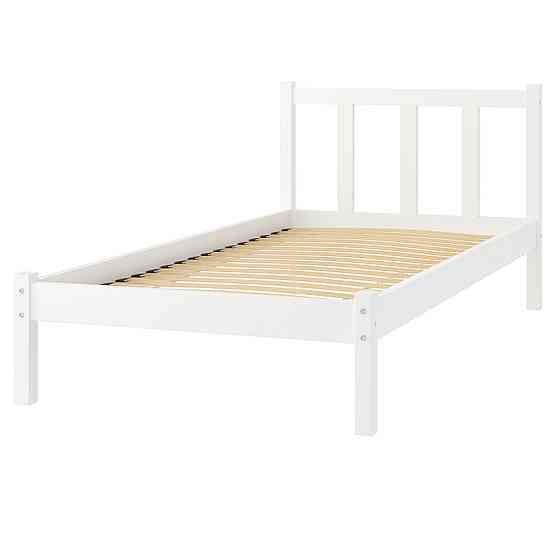 Односпальне дерев'яне ліжко Mebigrand MG02 Білий RAL 9003 90х200 см (MBG-21879) Дніпро