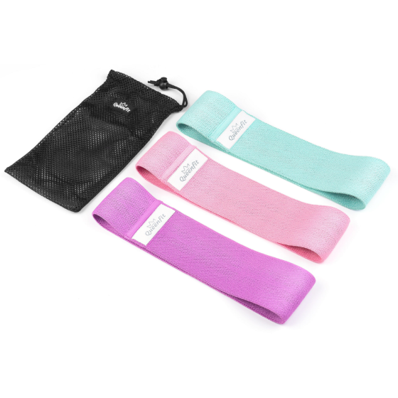 Набір резинок для фітнесу Queenfit 7-35кг set B Киев