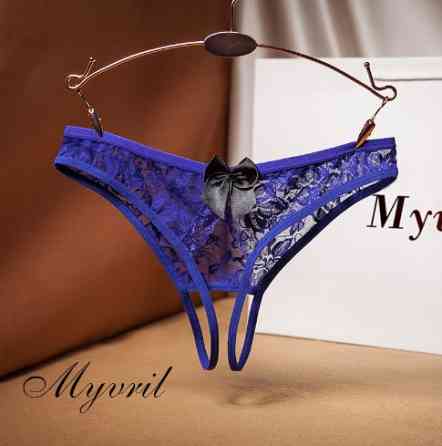 Трусы с отверстием женские 42 синий Киев