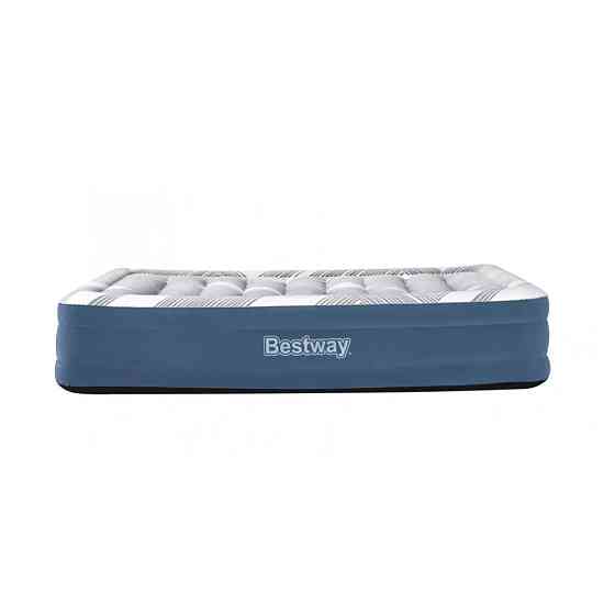 Надувная двухместная кровать Bestway со встроенным электронасосом 203 х 152 х 36 см. Киев