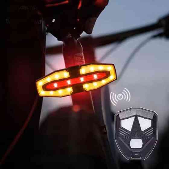 Стоп на велосипед LED USB LY-5510, Велоліхтар з функцією стоп-сигналу, Задній велоліхтар JQ-68 Івано-Франківськ