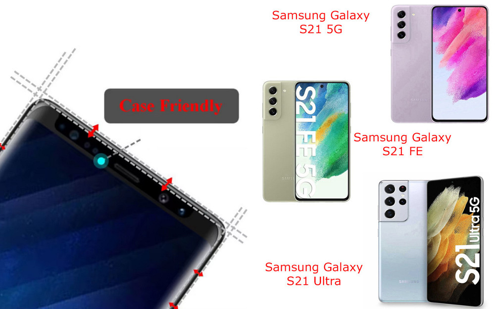 Захисне скло HyperGlass Pro для Samsung Galaxy S21 5G, S21 FE, S21 Ultra – максимальна чутливість та захист Київ - фото 4