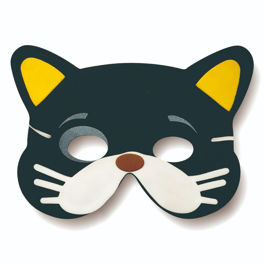 Дитяча маска Кіт святкова one size різнобарвний Київ - фото 1