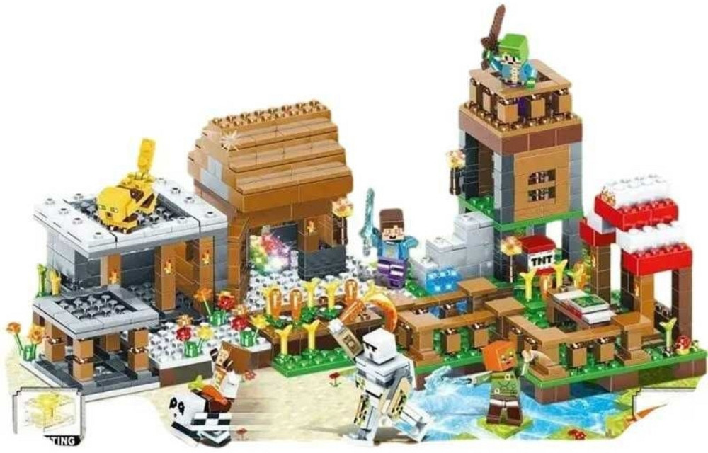 Лего Майнкрафт село конструктор 778 деталей minecraft my world lego Київ - фото 1