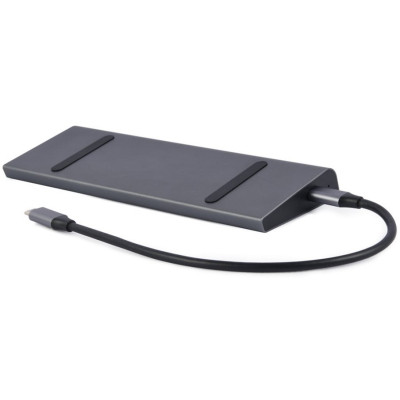 Концентратор Cablexpert USB-C 9-in-1 (USB-hub + HDMI/VGA/PD/CR/LAN/3.5mm) (A-CM-COMBO9-02) Винница - изображение 5