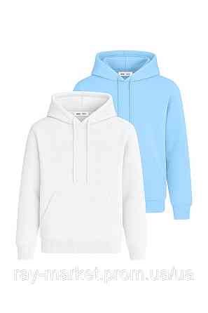 Набор мужское худи утепленное 2шт RAY BASIC Белый/Голубой (U0401M-White-Sky Blue) L Киев