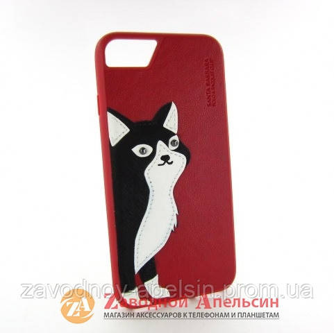 IPhone 7 8 se 2020 кожаный чехол Cat кошка Одесса - изображение 1