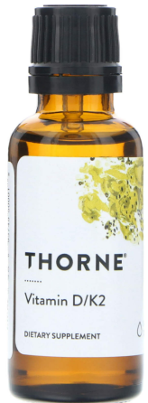 Витамин Д3 и К2 для костей и сосудов Thorne Vitamin D/K2 30 мл Киев