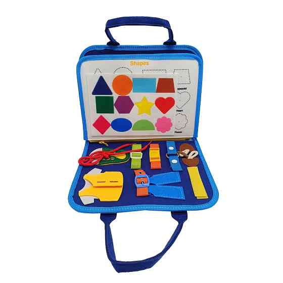 Детская развивающая сумочка-логика XX45285-3 тактильные, развивающие упражнения, из фетра Винница