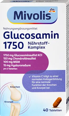 Mivolis Glucosamin 1750 Tabletten 40 St Міволіс Глюкозамін 1750 Львів