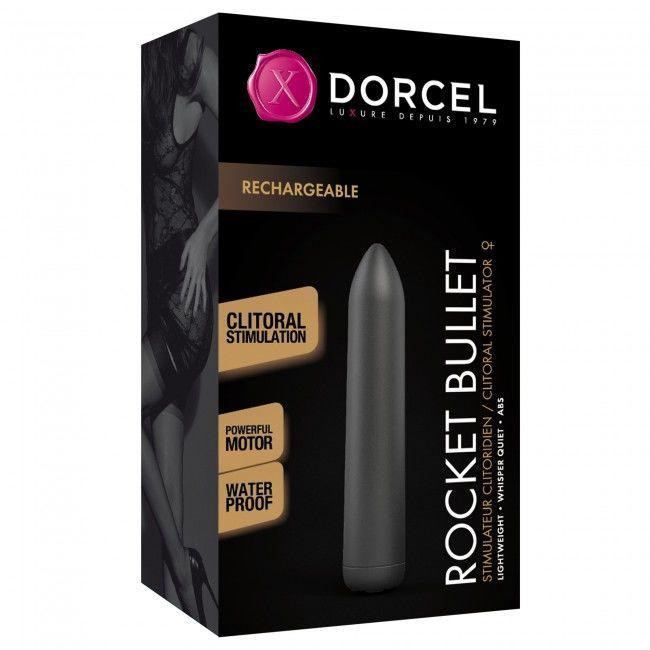 Перезаряжаемая вибропуля Dorcel Rocket Bullet Black Sex Aura Киев - изображение 3