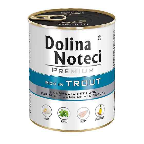 Dolina Noteci Premium (Долина Нотечі Преміум) консерви вологий корм для собак з фореллю 800 г х 12 шт. Запоріжжя