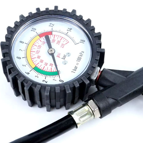 Пистолет для накачивания колес и шин с манометром 0-220 PSI 0-16 Бар компрессорный насос авто Киев - изображение 4