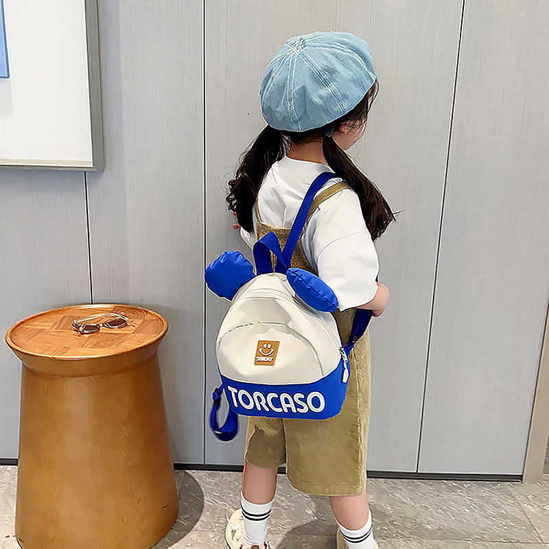 Детский рюкзак TD-620 на одно отделение с ремешком и ушками Blue Киев - изображение 3